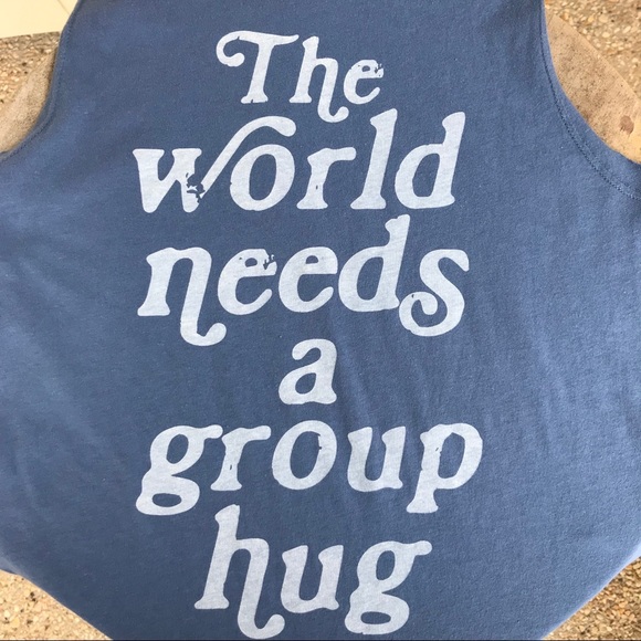 ZOE + LIV “The World Needs A Hug” Tank~NWOT! - Picture 2 of 3